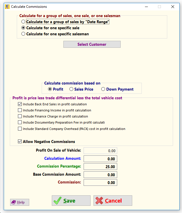 CalculateCommissions