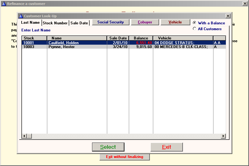 CustomerRefinancingSelectCustomer