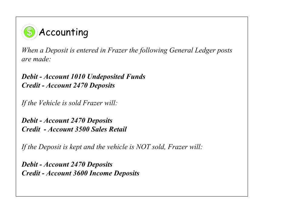 Accounting Box Deposits