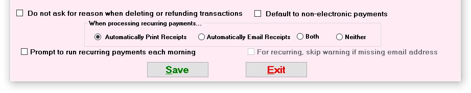 E-payment additional options