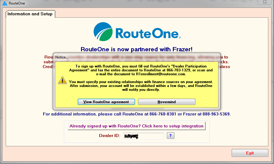 Route One Launch Screen 2