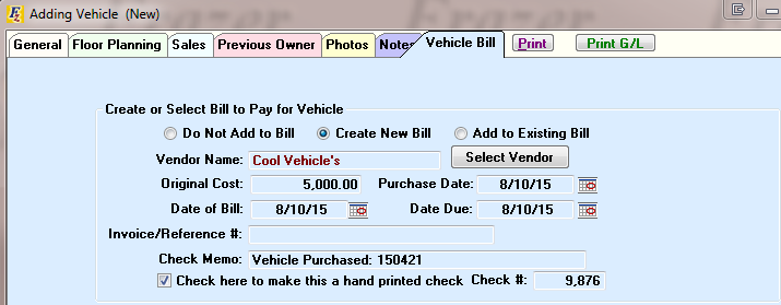 Vehicle Cost 4