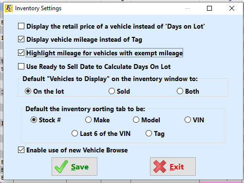 InventorySettings